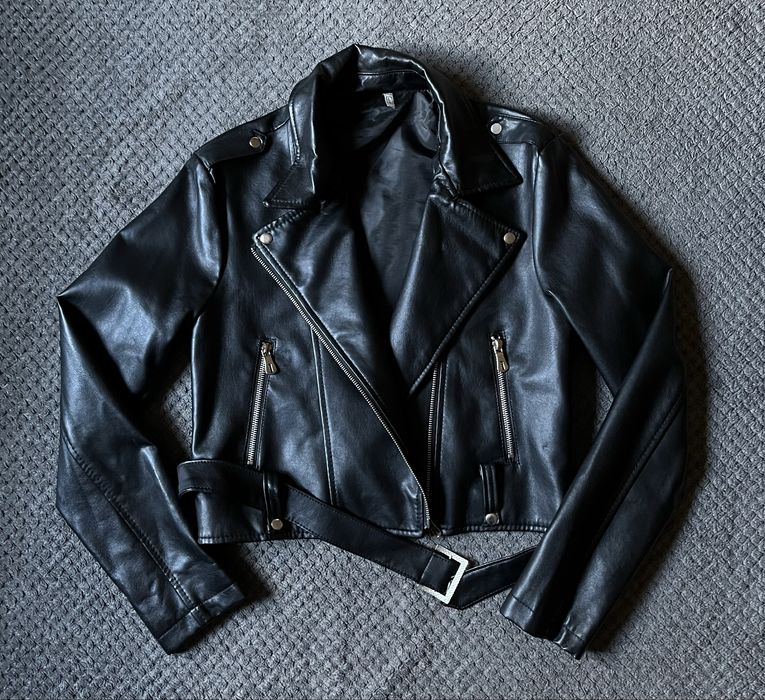 Шкіряна куртка.