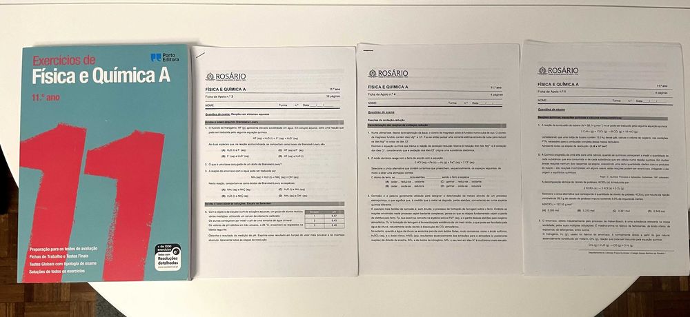 Pack Completo 11º ano - Manuais + Bónus Livros de Treino e Fichas