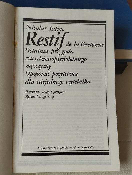 Bretonne ostatnia przygoda 45-letniego mężczyzny