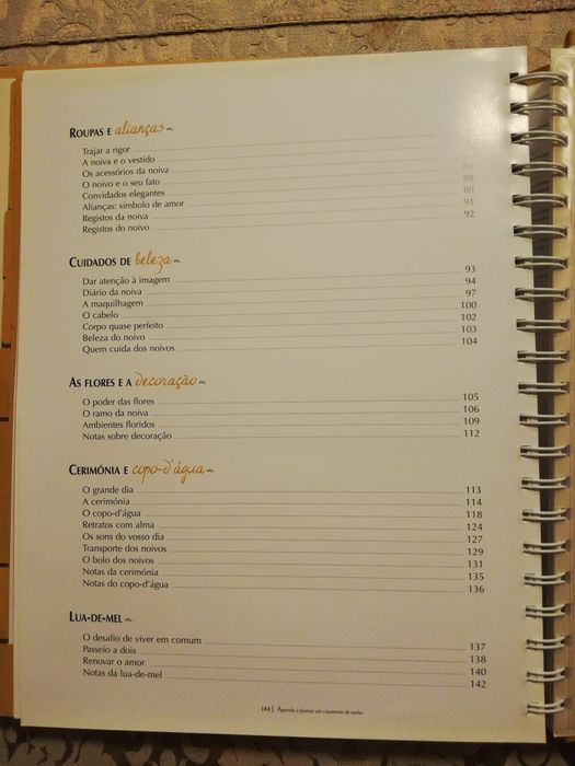 Livro Aprenda a planear um casamento - Nunca usado