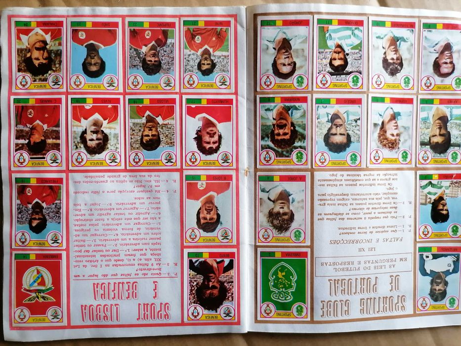 Caderneta Cromos Nacional de FUTEBOL 82/83 COMPLETA Mabilgráfica