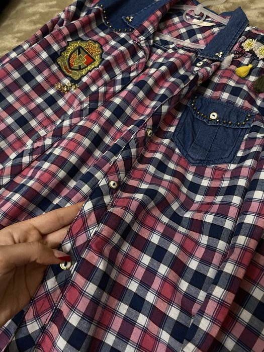 Сорочка в клітинку