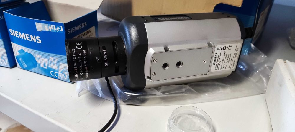 Câmaras CCTV, lentes e sensores