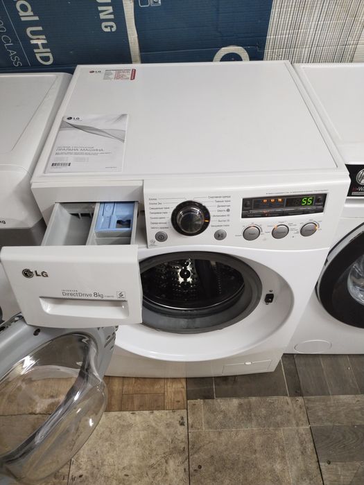 Пральна стиральная машинка LG DirectDrive 8кг. 1200об. eco bubble
