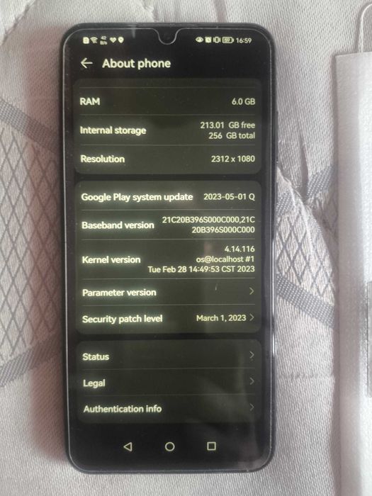 Smartphone huawei P30 lite 6gb 256gb