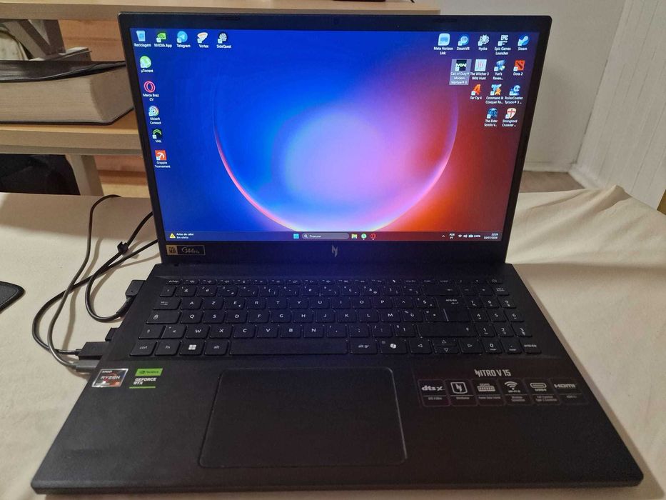 Acer V15 / Ryzen 5 7535HS / RTX 4050 / 16 GB RAM / 512 SSD
