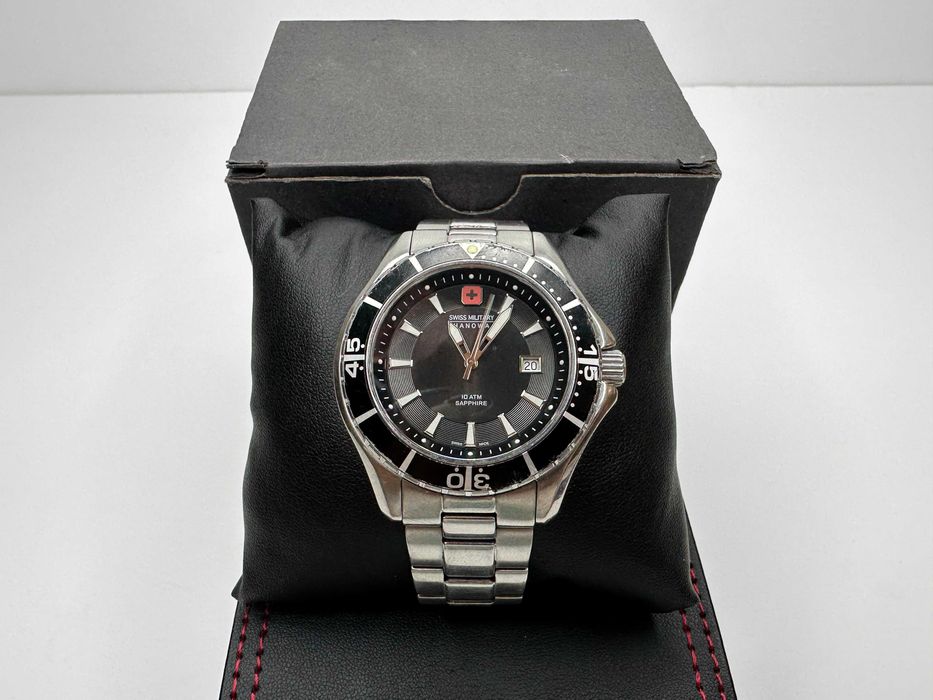 Швейцарський годинник Swiss Military Hanowa Nautila, Сапфірове скло, Swiss Made