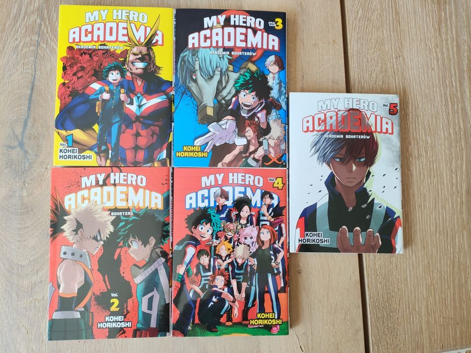 My hero academia tomy 1-5
