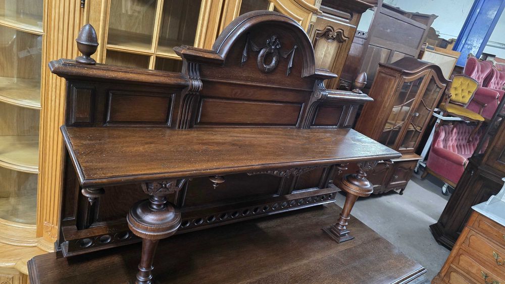 Unikatowy Kredens / Pomocnik W Stylu Secesyjnym /