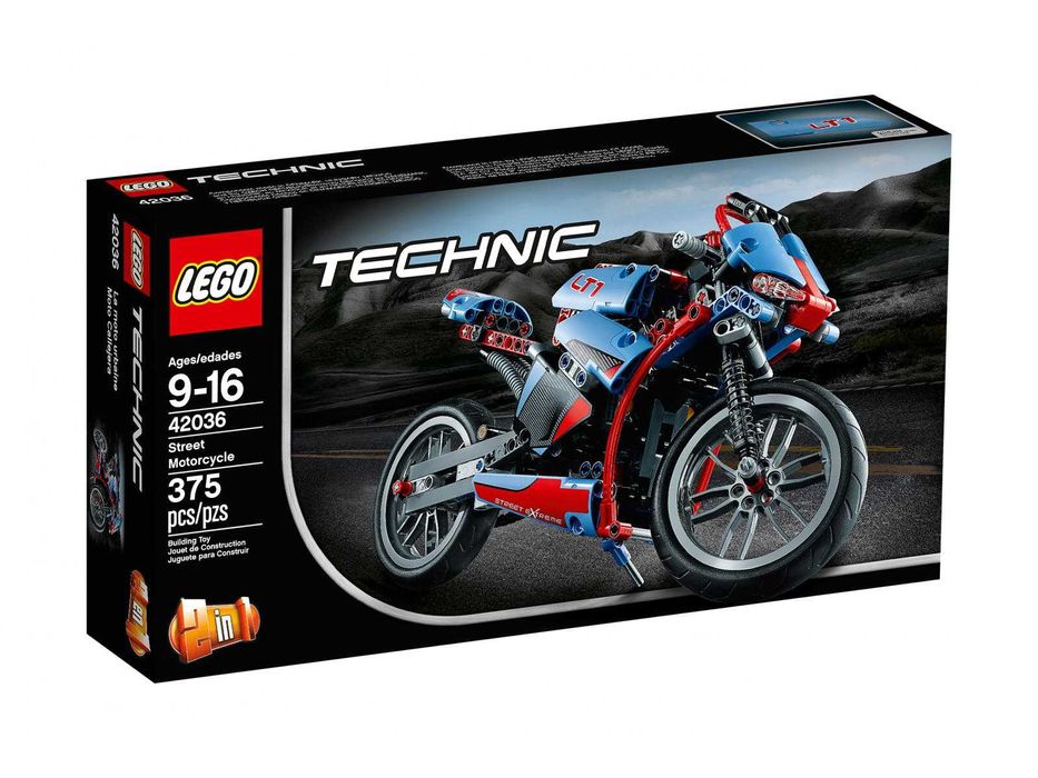 LEGO Technic 42036 Miejski motocykl 2 w 1 NOWY