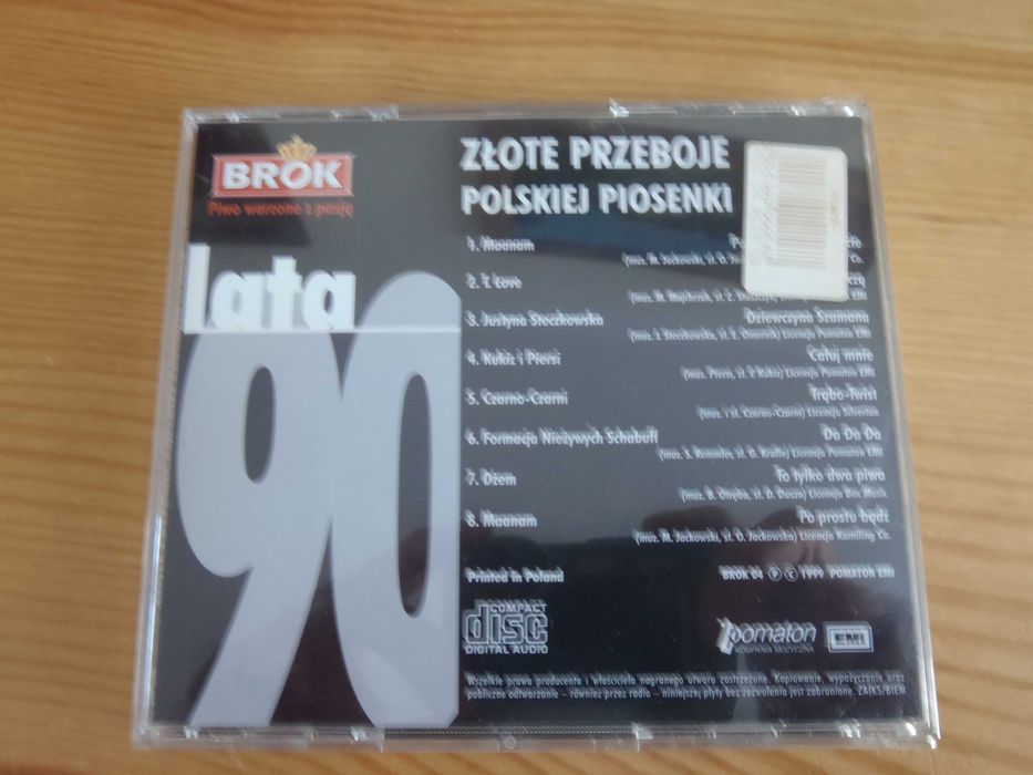 Złote przeboje polskiej piosenki lata 90 CD