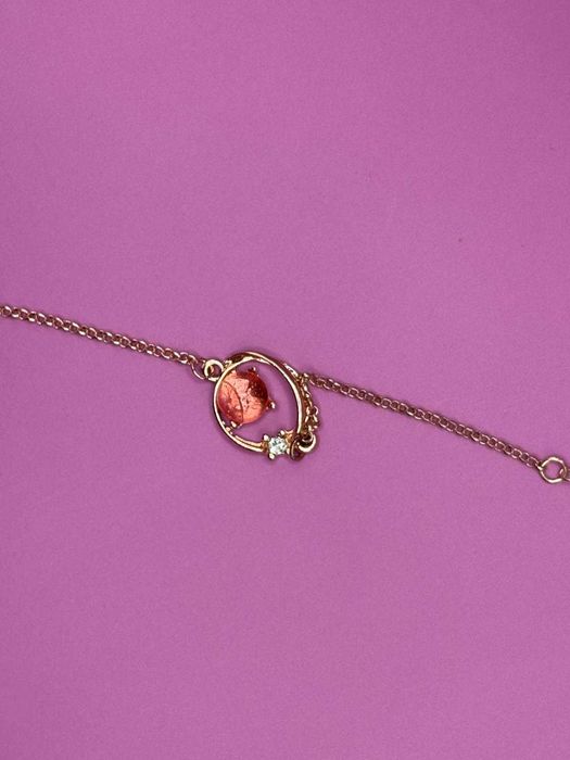 Bransoletka Saturn Orbita Kosmos Różowe Złoto kod A30