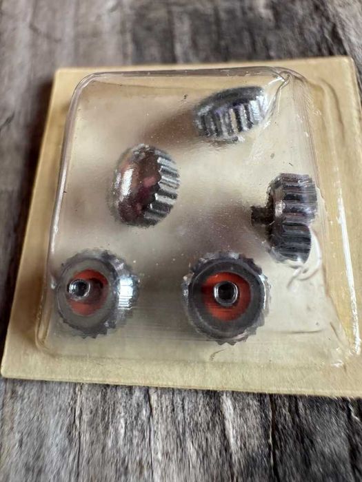 Koronki zegarkowe FLUME 4.9 mm | gwint 0.9 mm| 3 uszczelki 5 szt nowe
