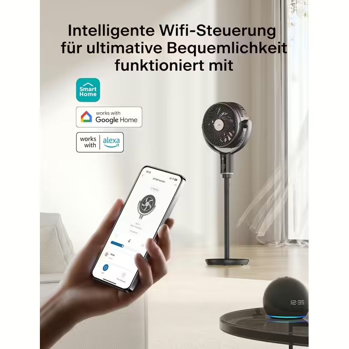 PELONIS Smart вентилятор підлоговий з осциляцією