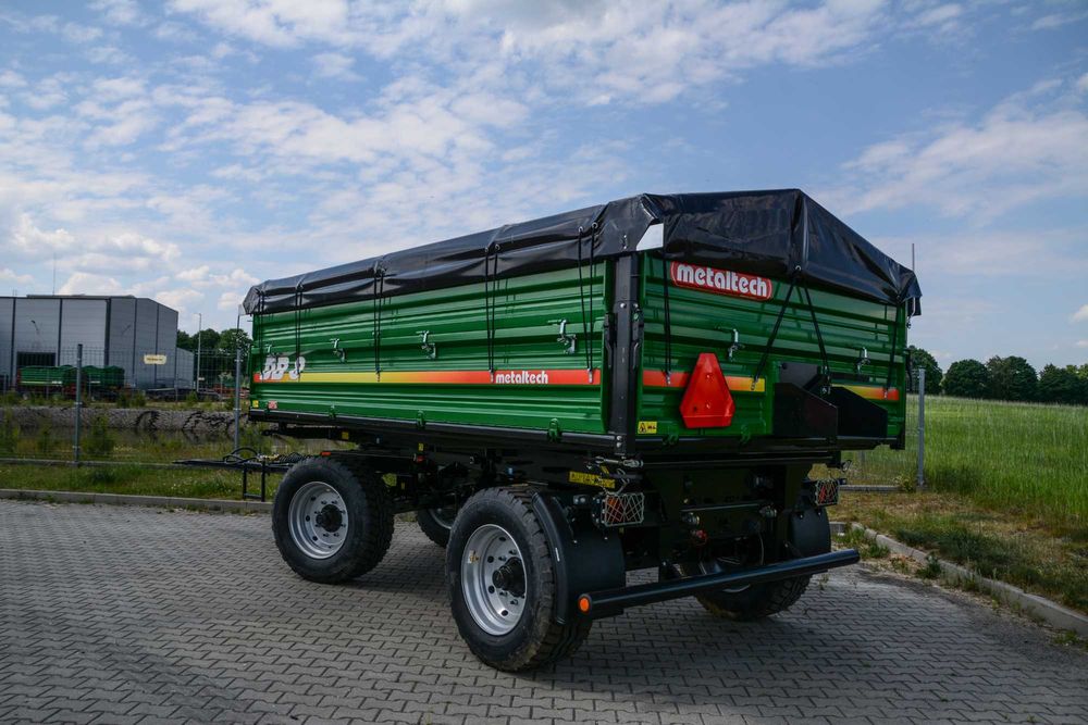 Przyczepa rolnicza wywrotka METAL-TECH DB 8 Ton 10 Ton PLANDEKA GRATIS