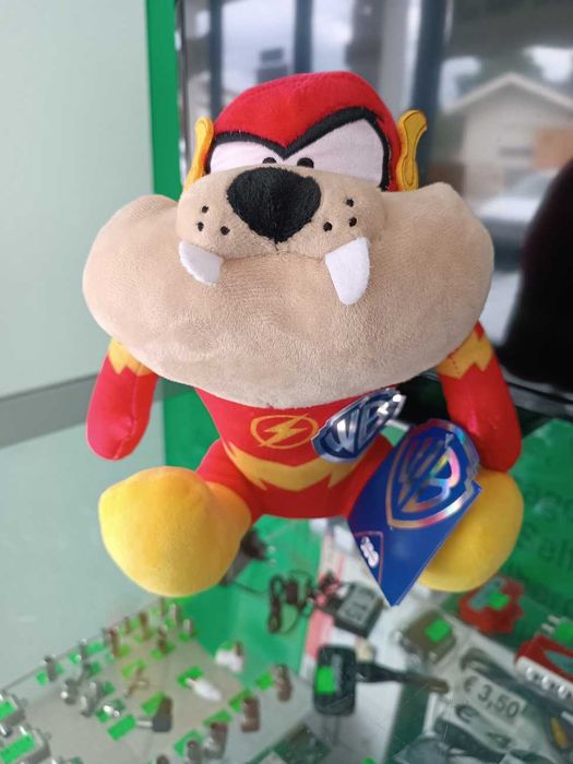 PROMO:Peluche Tazmania Flash 27cm (Edição 100 anos Warner Bros.)