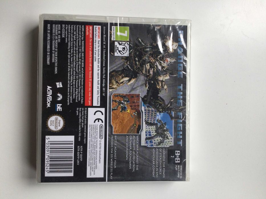 NintendoDs- Transformers Dark Of The Moon Deceptions (selado)