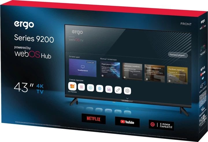 Телевізор Ergo 43WUS9200