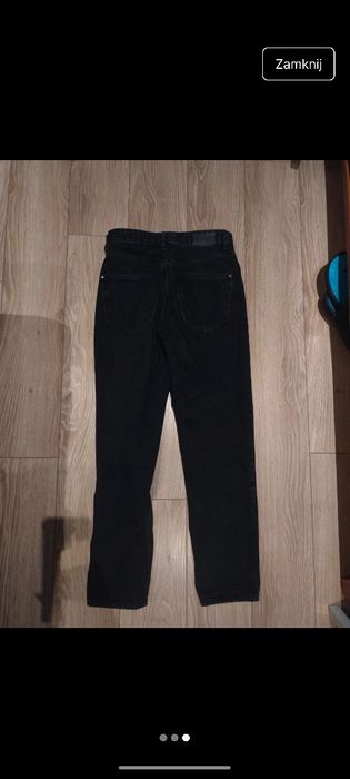 Spodnie Sinsay mom fit czarne XS