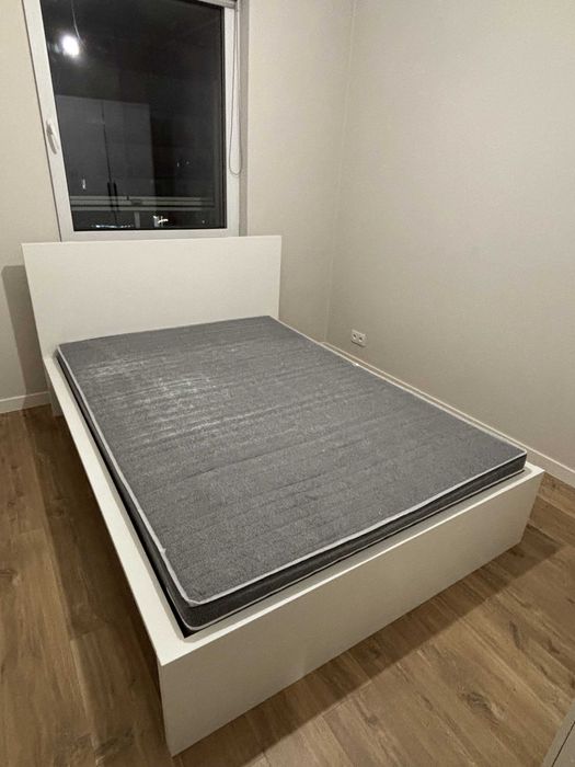 Łóżko IKEA MALM, Białe, 140x200
