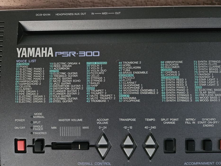 Keyboard Yamaha PSR-300 | Made in Japan | Dynamiczna klawiatura | MIDI