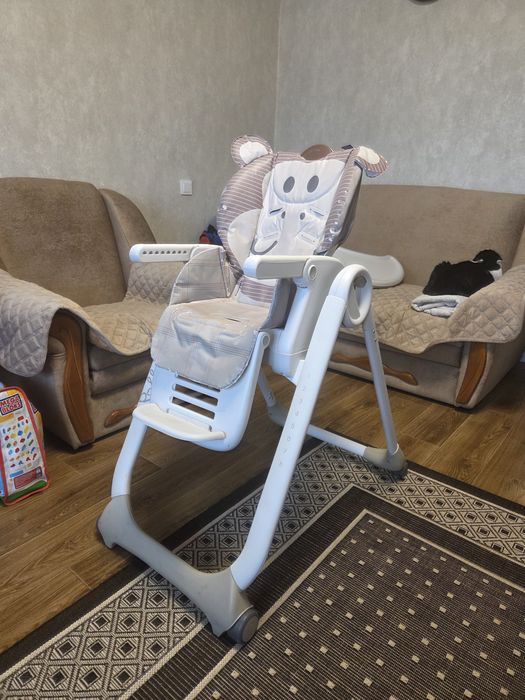 Стільчик для годування Chicco Polly 2 Start, 4-х колісний