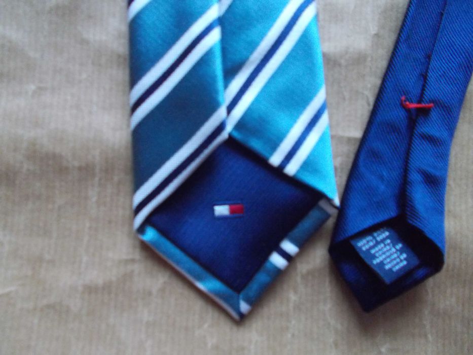 TOMMY HILFIGER EXCLUSIVE Premium Designerski, Nowy Krawat USA