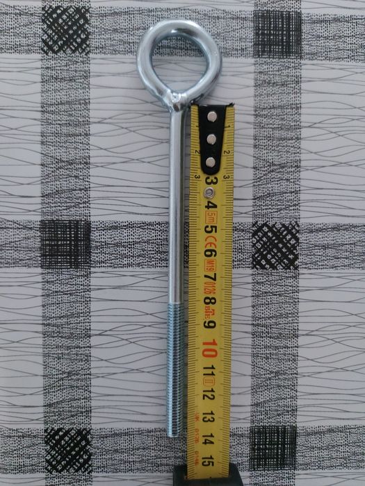 Гвинт із кільцем оцинкований  м8×140 мм.