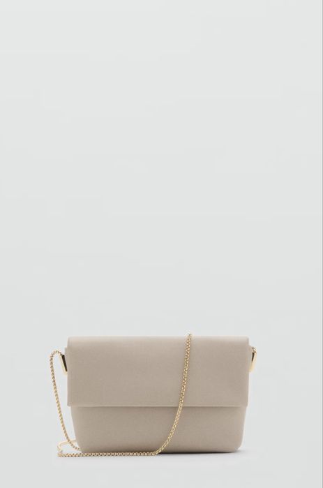 Carteira da MANGO com estilo de envelope tiracolo