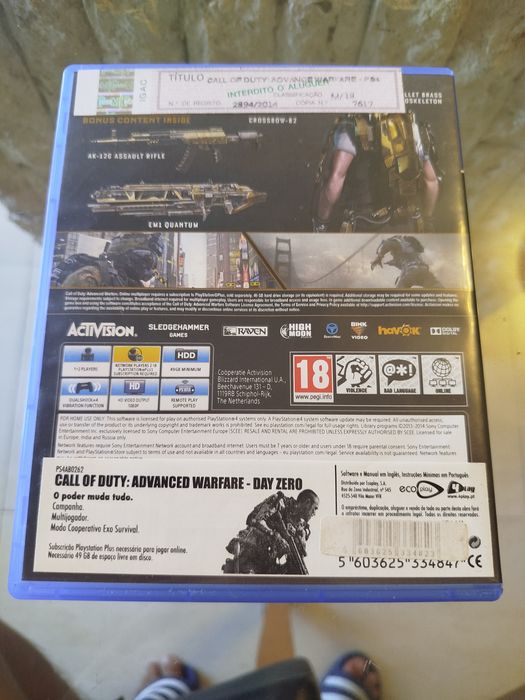 Call Of Duty Advanced WarFare Day Zero Edition  para Ps4