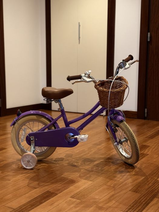 Bicicleta de criança vintage roda 14 polegadas