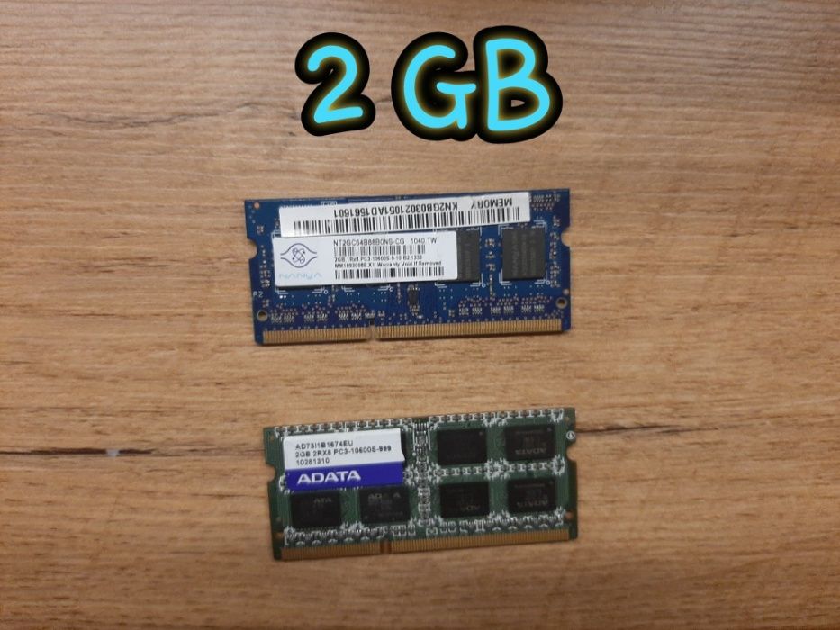 Kości ram do laptopa