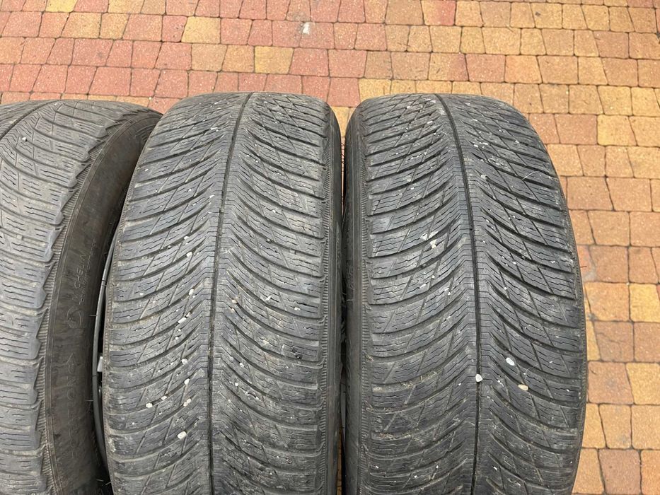 3662. Opony zimowe 225/55/18 Michelin PA5 5.3/6.5mm cena za 4szt
