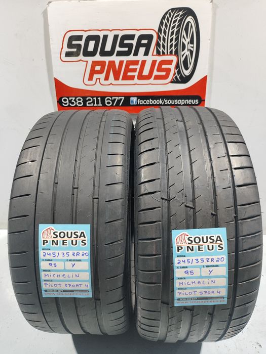 2 pneus semi novos 245-35R20 Michelin - Oferta dos Portes