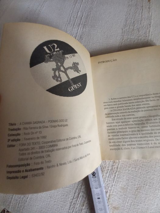 A Chama Sagrada Poemas dos U2