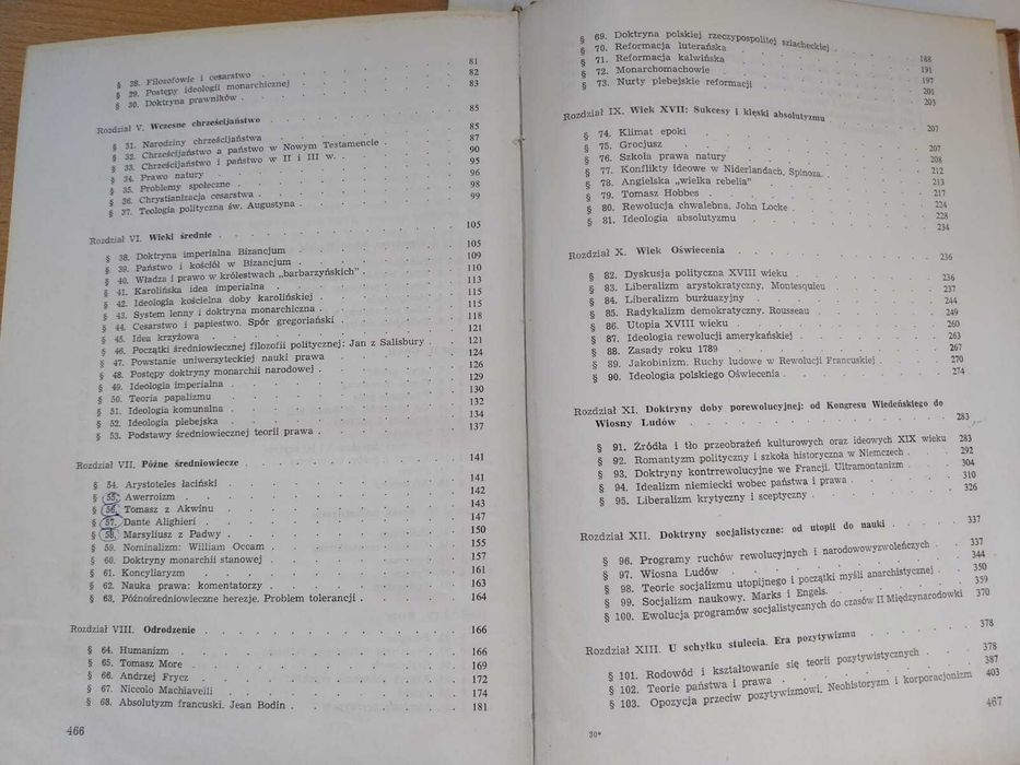 Historia doktryn politycznych i prawnych. J.Baszkiewicz, F.Ryszka