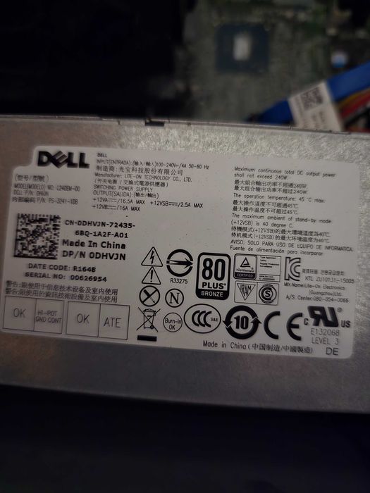 Dell Optiplex MT 7040 (i5-6500, 24GB DDR4, GTX 1650, 380GB SSD) Win11