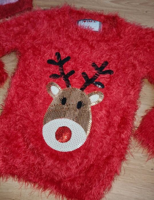 Sweterki świąteczne next , c&a 104/110