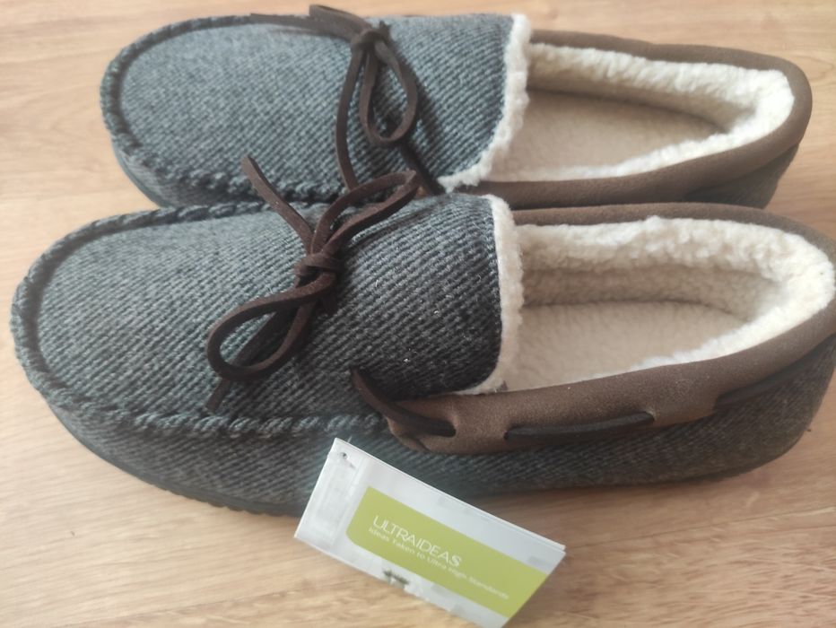 Kapcie męskie zimowe