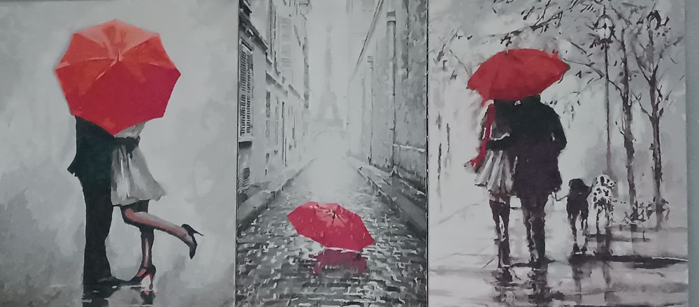 Триптих картины по номерам