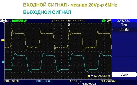 Усилитель генератора сигналов на ADA4870