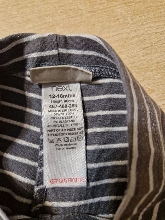 2x leginsy rozmiar 86