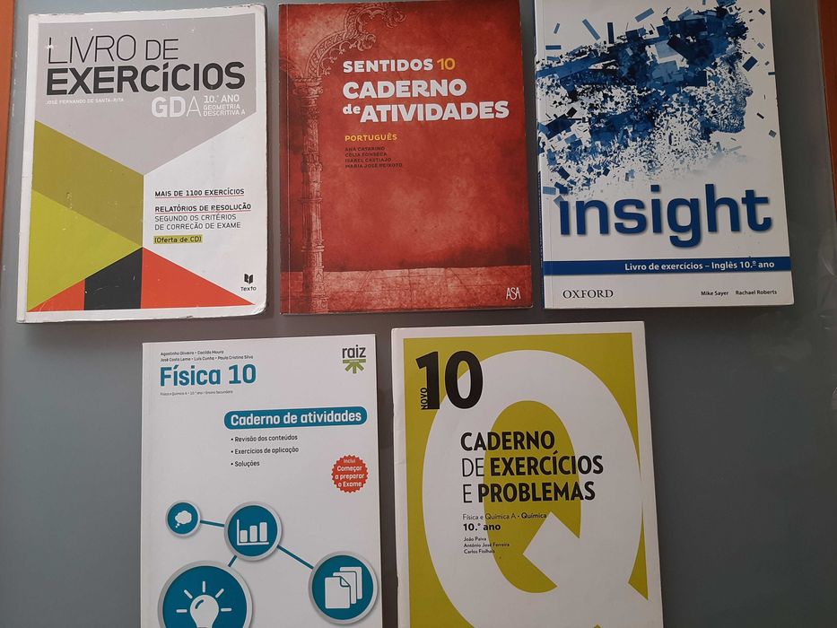 Livros e Cadernos de Atividades 10ºAno
