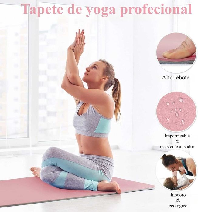 Tapete de Yoga Grosso (8mm) - (183x61cm) - PINK