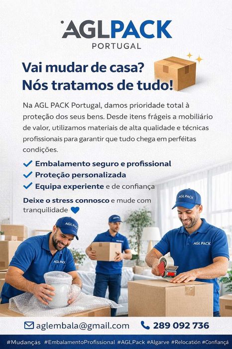 AGLPACK Portugal: Mudanças Internacionais Chave na Mão