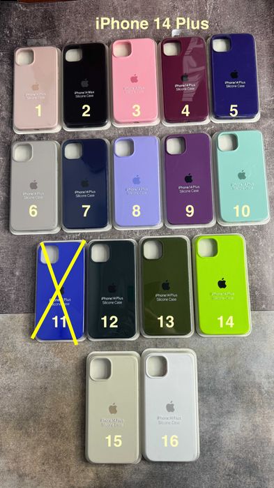 Full Чехол Silicone Case iPhone 14 14 Plus + 14 Pro Max Айфон