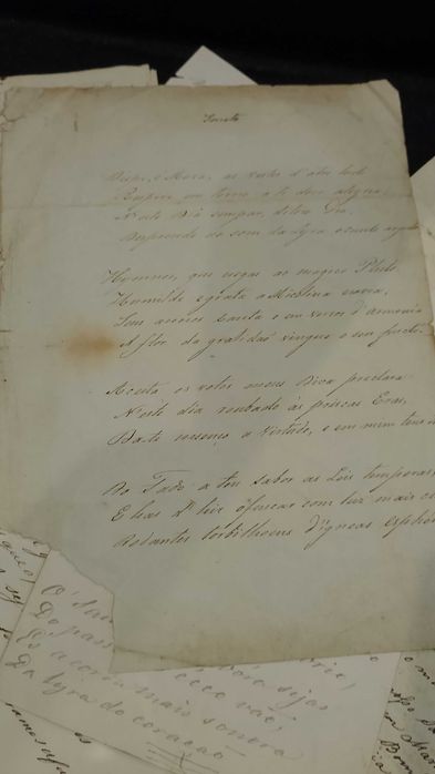 Sonetos Antigos Manuscritos vários 6 unidades ver fotos