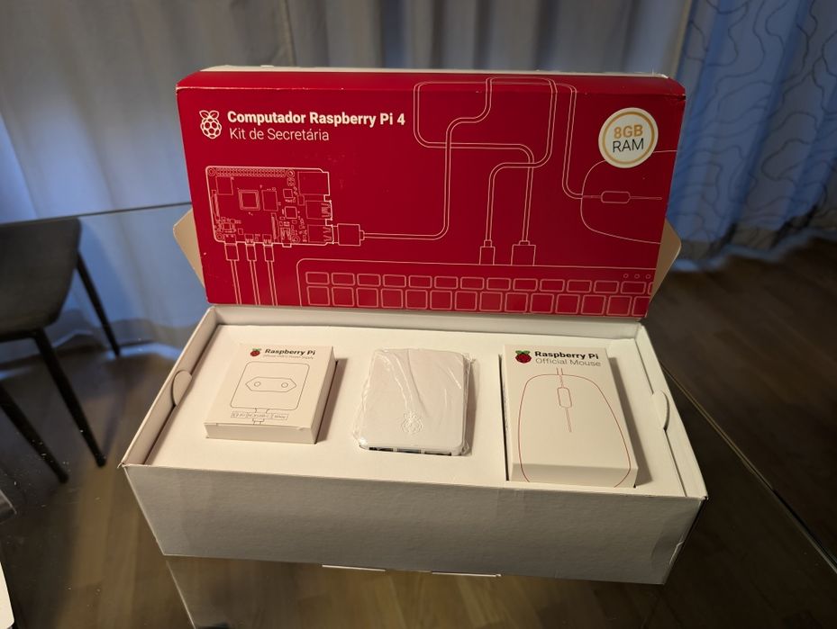 Raspberry Pi 4 – Kit de Secretária 8GB RAM
