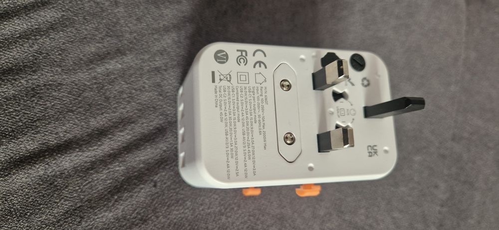 Nowy TESSAN Uniwersalny Adapter Podróżny All-in-One PD/QC 3xUSB-A + US