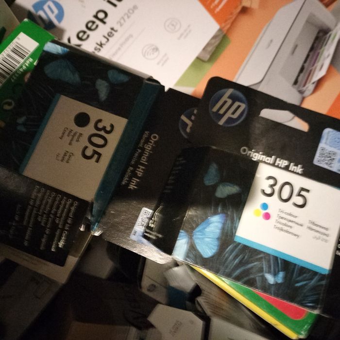 Drukarka wielofunkcyjna atramentowa (kolor) HP 2720e z tuszami